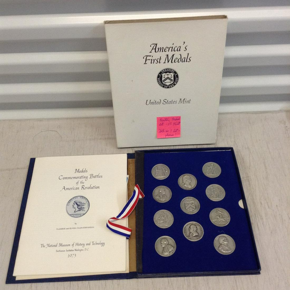 US Mint pewter Revolutionary War medal set (1 of 1)