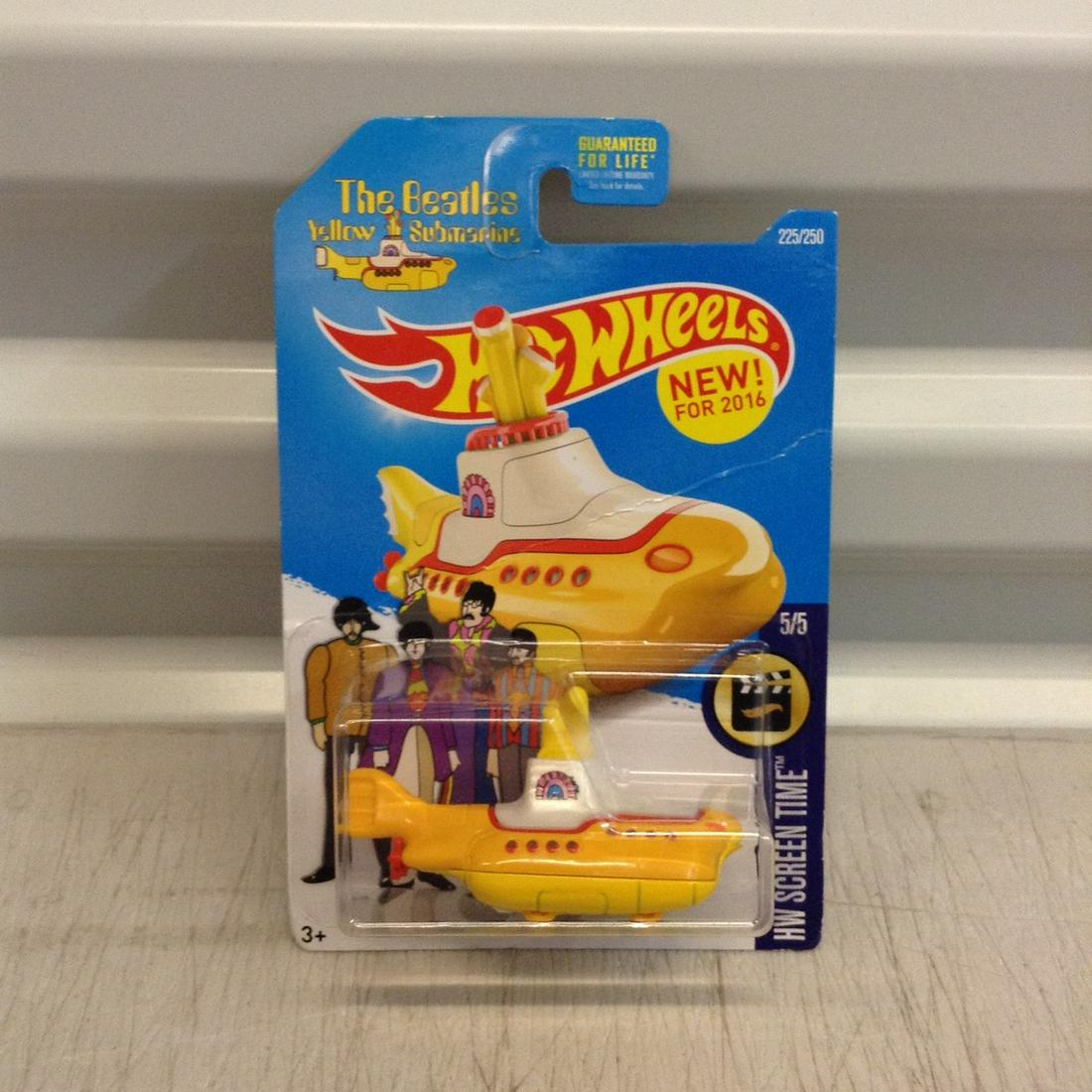Hot Wheel the Beatles Yellow Submarine New in Package: Hot Wheel the Beatles Yellow Submarine New in Package