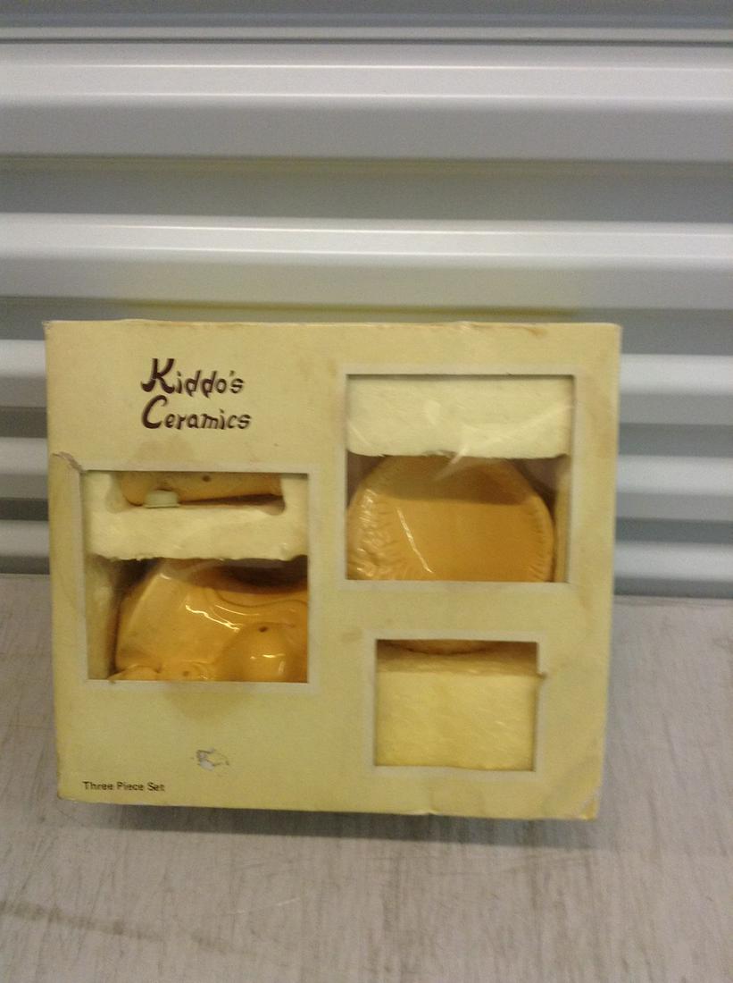 Kiddo's ceramics bathroom set in the box: Kiddo's ceramics bathroom set in the box