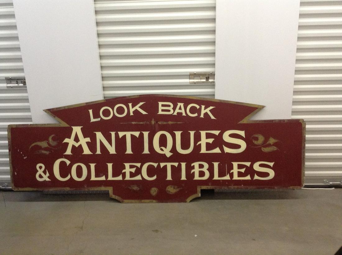 Large Antiques sign 8 ft x 36" (1 of 1)