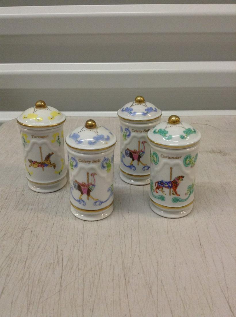 Lenox Carousel Spice jars (1 of 1)