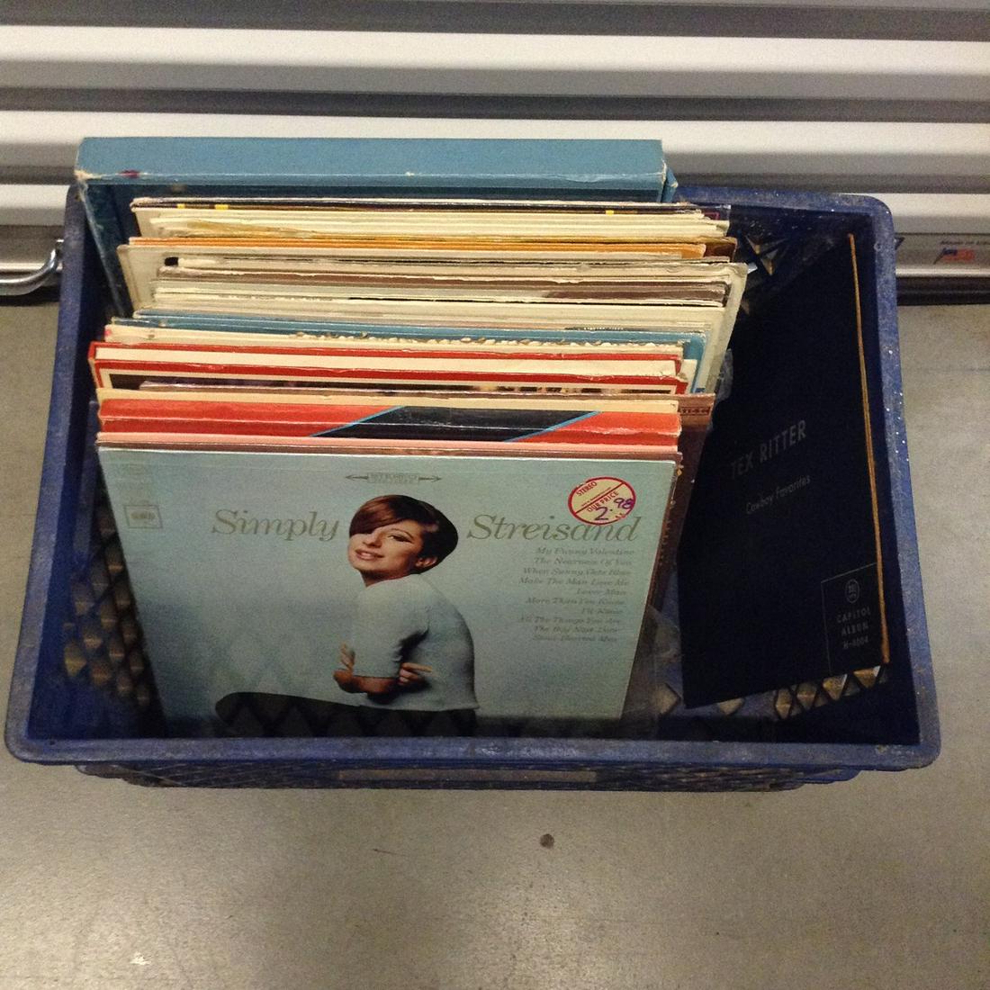 Crate of records: Crate of records