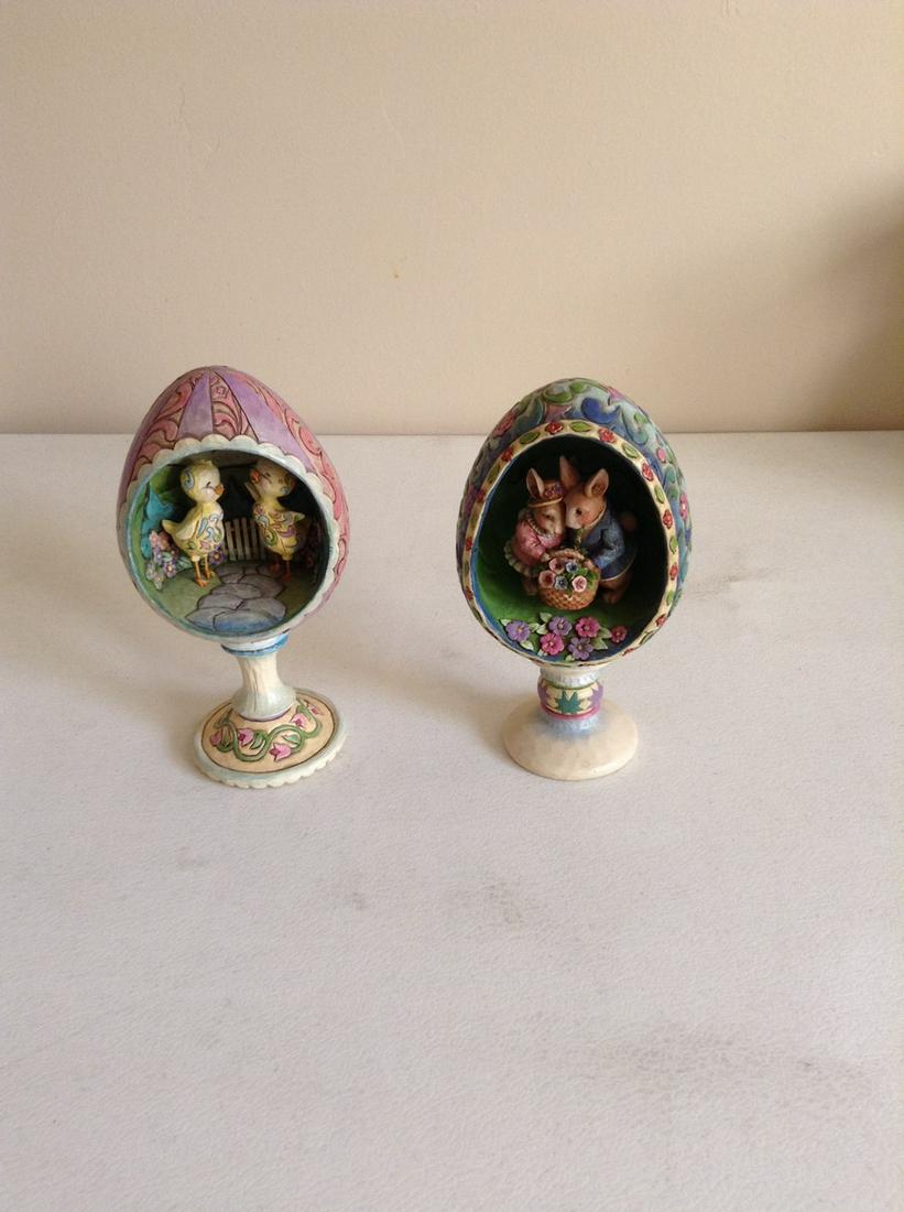 Jim Shore Eggs 8"tall: Jim Shore Eggs 8"tall