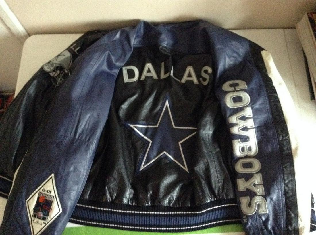 Dallas Cowboys Leather Jacket Size XL (1 of 1)