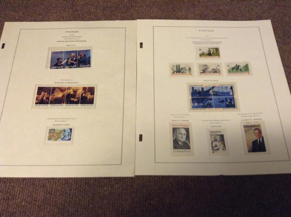 US stamps - mint condition in plastic sleeves (1 of 1)
