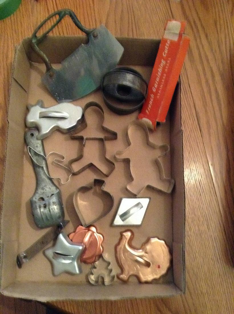 Early cookie cutters, vintage kitchen tools and more (1 of 1)