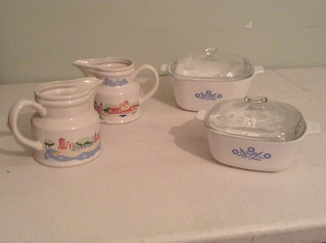 2 1/2 Qt & 1 1/2 Qt Corningware with lids  and Paul (1 of 1)