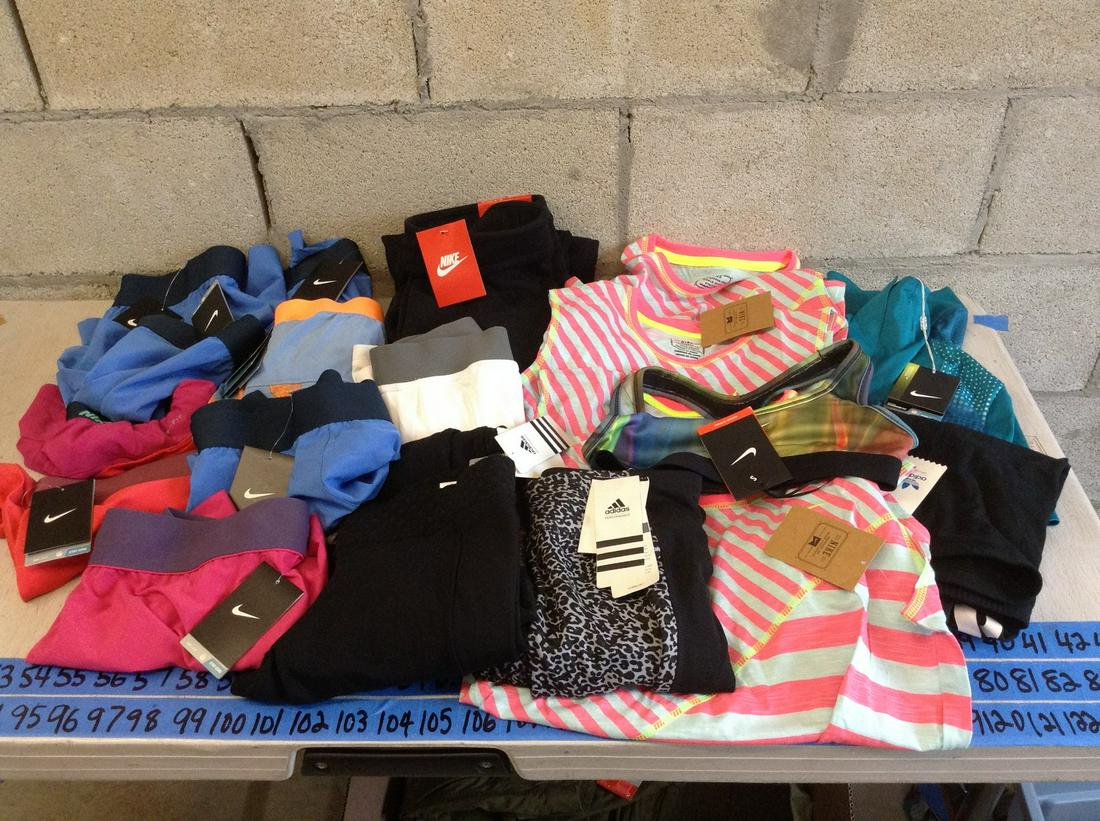 lot of new nike and adidas clothing new with tags: lot of new nike and adidas clothing new with tags