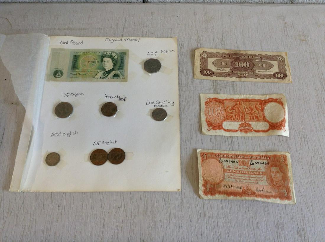 lot of foreign money: lot of foreign money