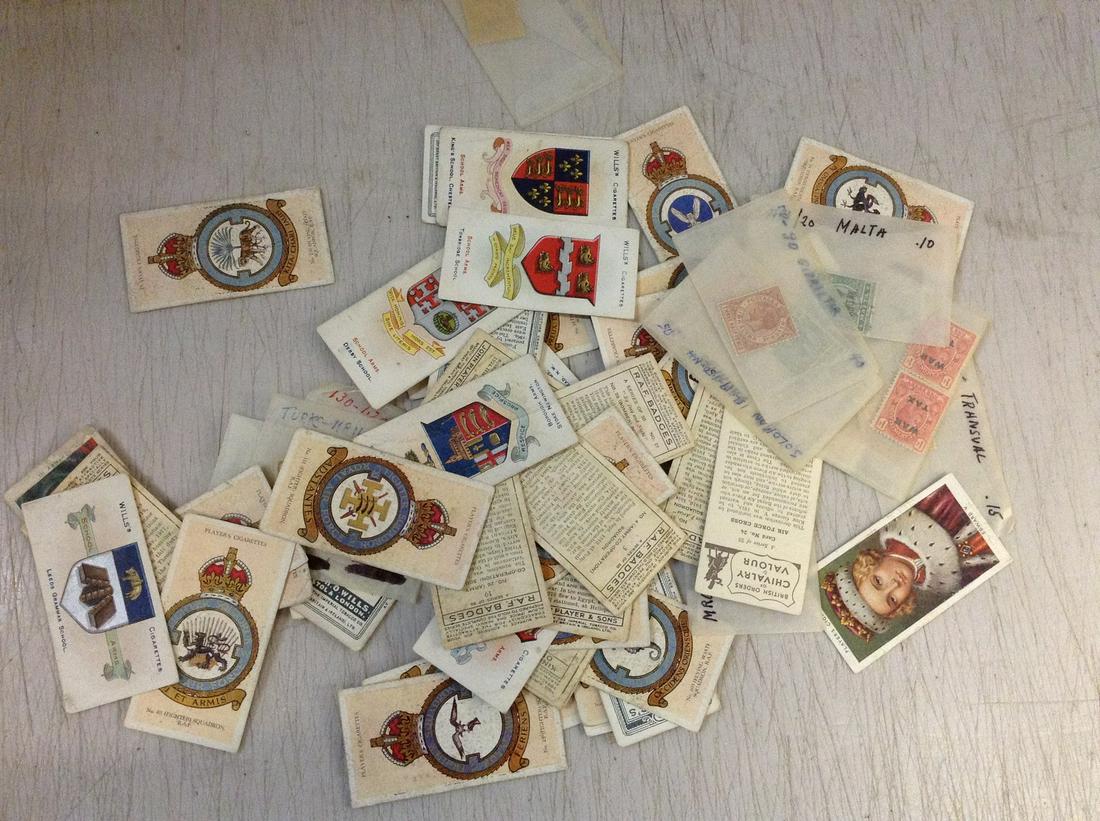 large amount of cigarette  advertising cards (1 of 1)