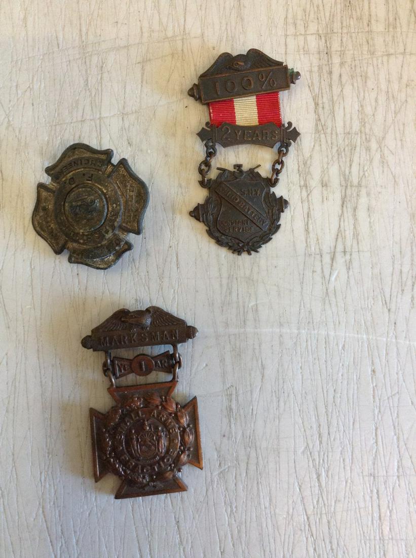 lot of three vintage badges (1 of 1)