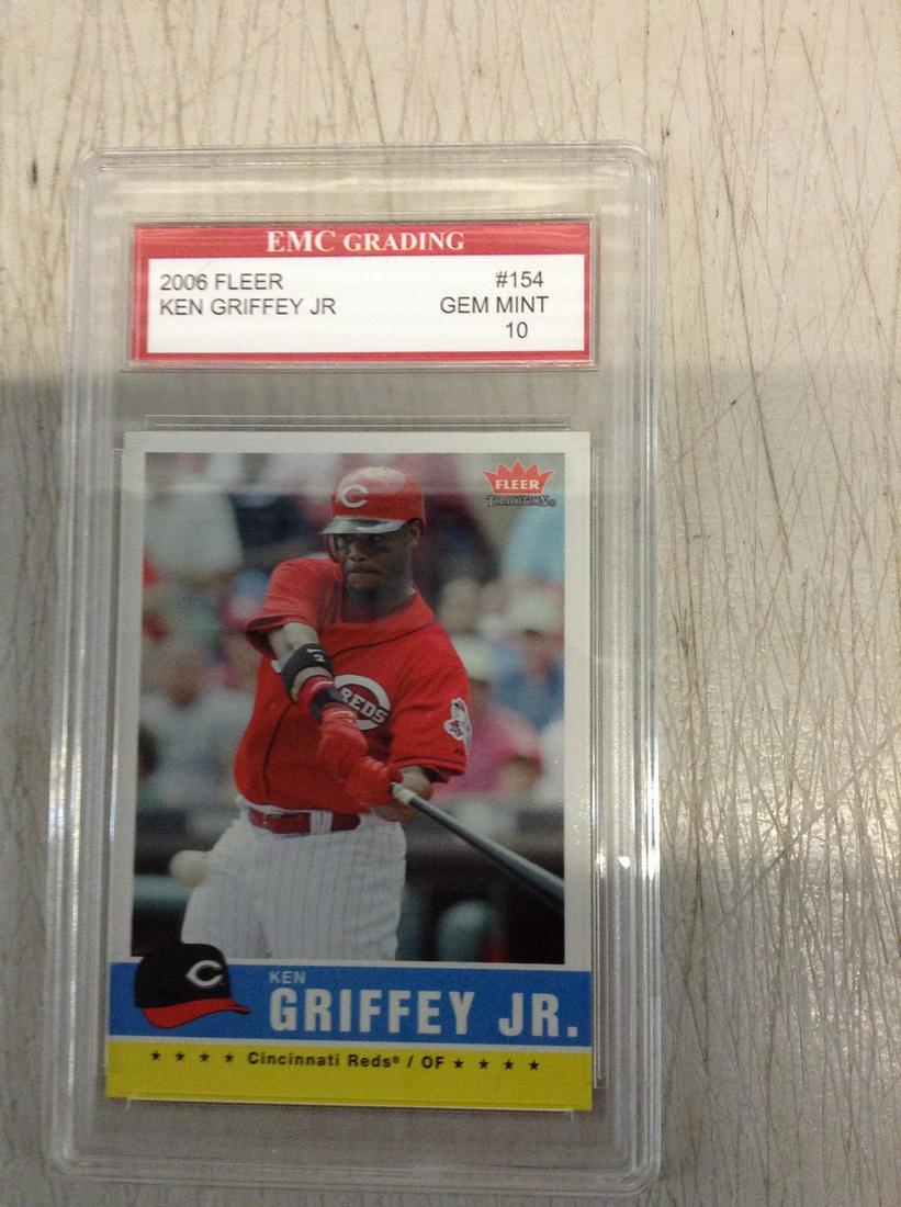 2006 Fleer Ken Griffey Jr graded card (1 of 1)