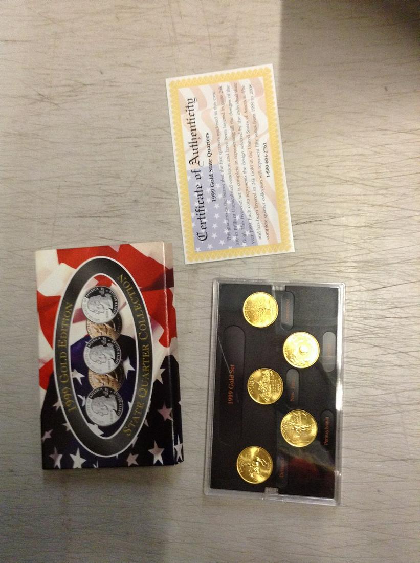 1999 gold edition state quarter collection (1 of 1)