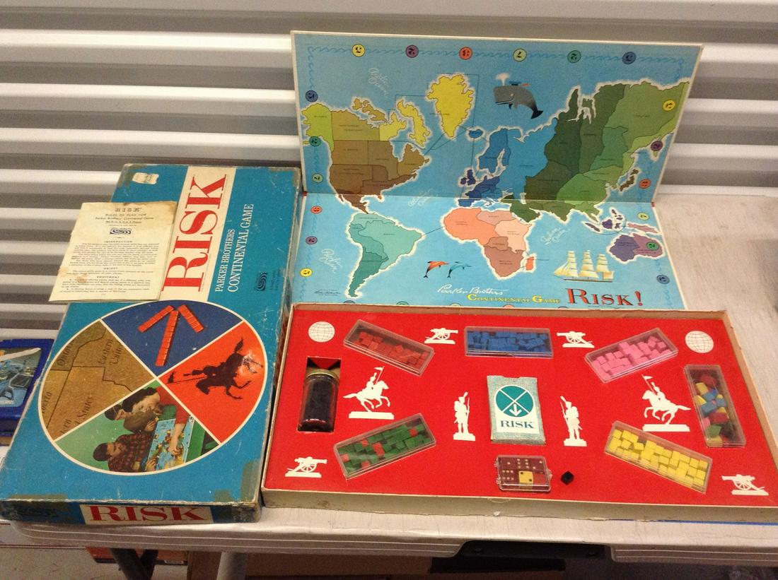 complete parker brothers risk continental game: complete parker brothers risk continental game