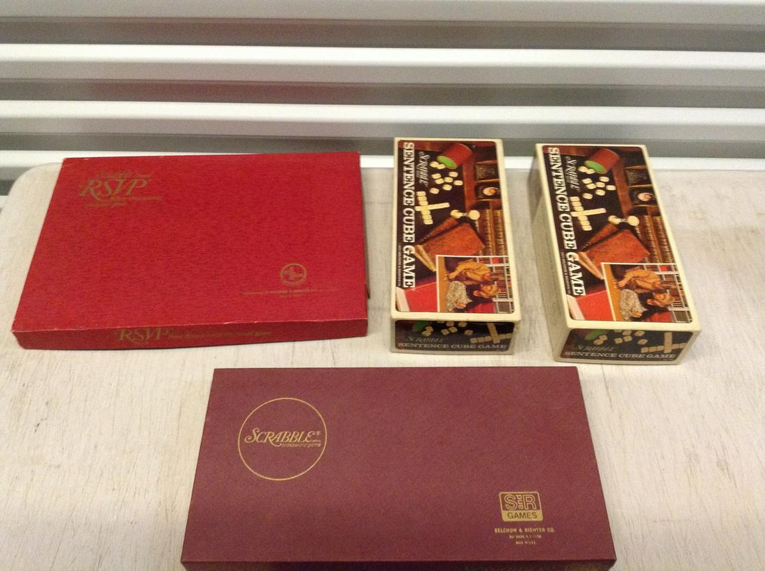 lot of vintage games in the box: lot of vintage games in the box