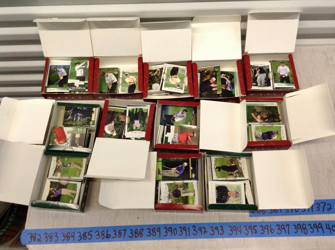 large amount of various golf cards: large amount of various golf cards