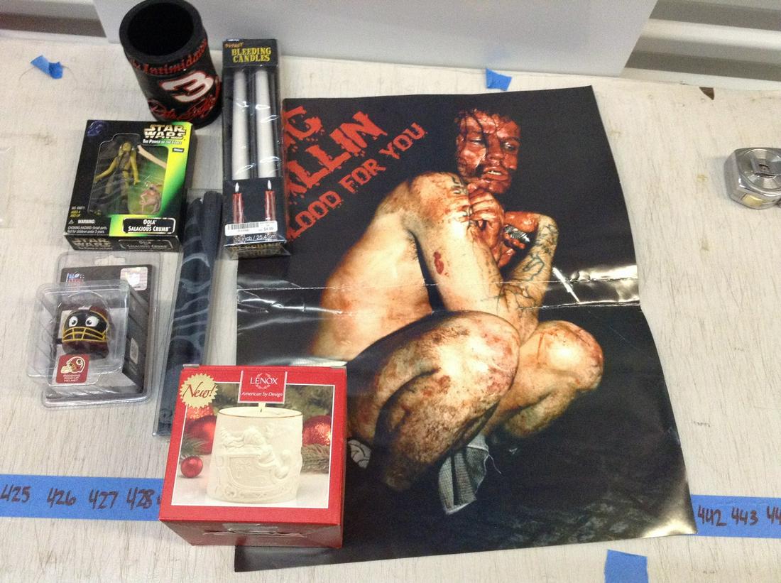 star wars figures new in package, lenox candle in box (1 of 1)