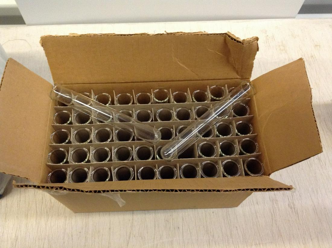 large amount of glass scientific test tubes (1 of 1)