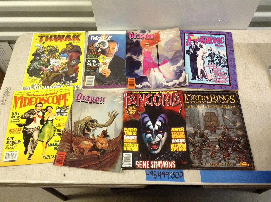 lord of the rings, dragon and other magazines (1 of 1)