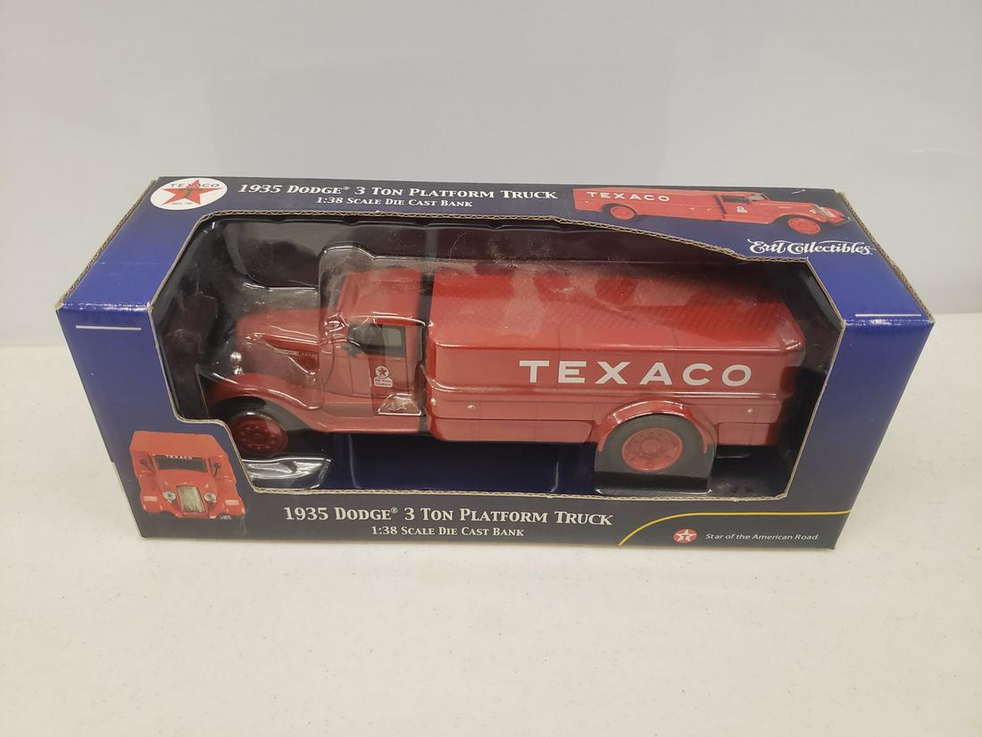 1935 Dodge 3 ton platform truck Die Cast Ertl bank (1 of 1)