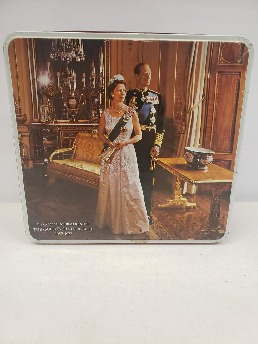 Commorative of The Queen's Silver Jubilee tin (1 of 1)