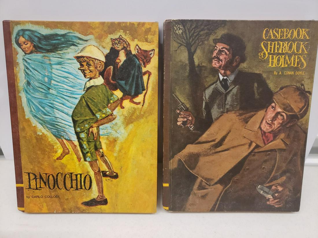 Vintage Pinocchio and Casebook Sherlock Holmes (1 of 1)