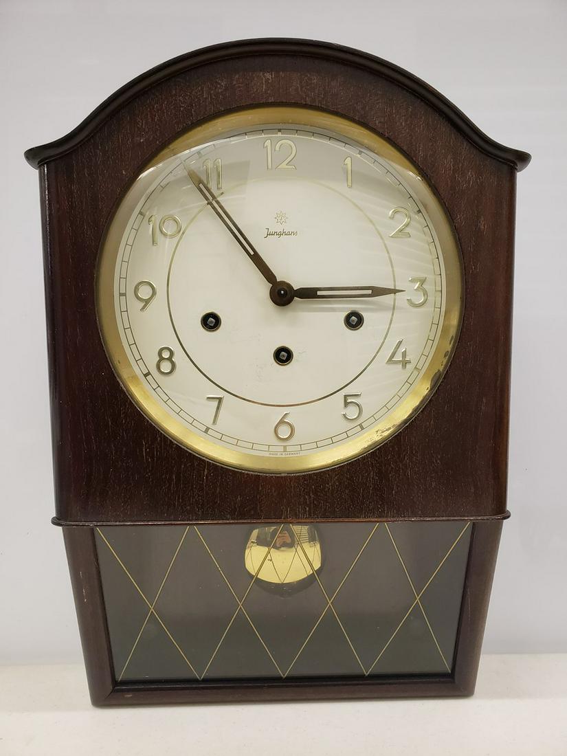 Antique Junghans chime clock - works and has original (1 of 1)