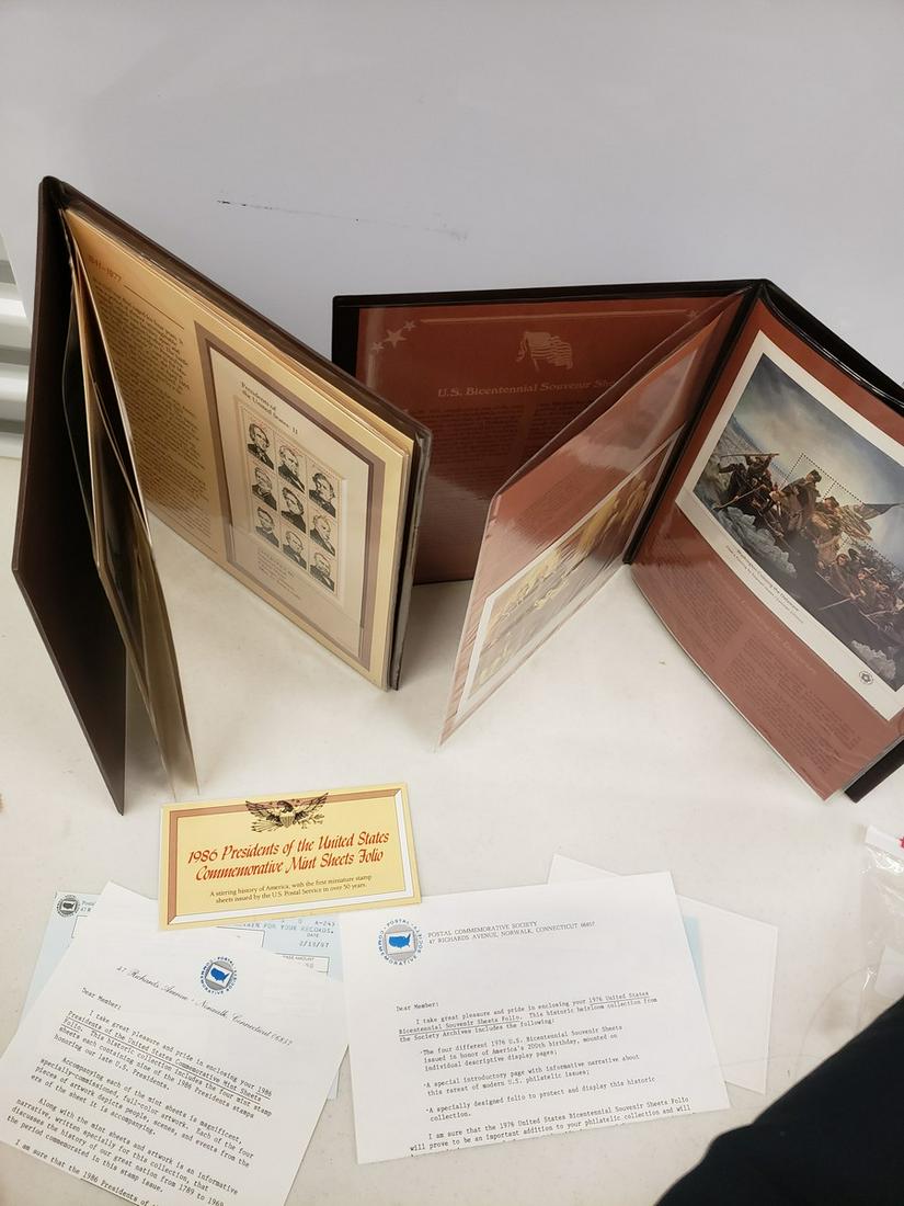 1976 U.S. Bicentennial Souvenir Sheets Folio stamps and (1 of 1)