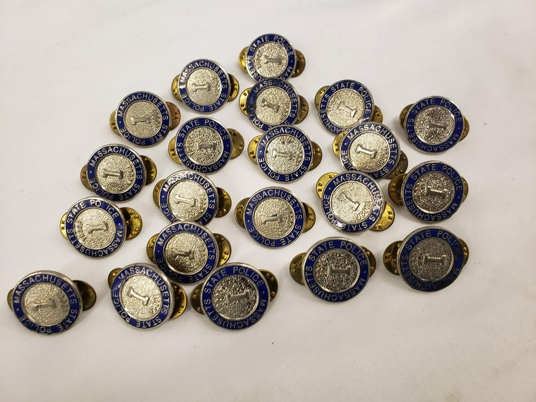 Lot of Massachusetts State Police pins (1 of 1)
