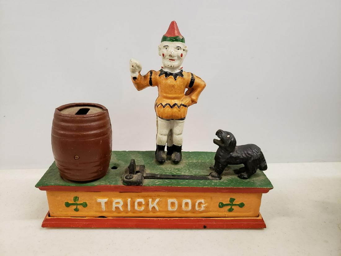 Early Cast Iron Trick Dog bank (1 of 1)