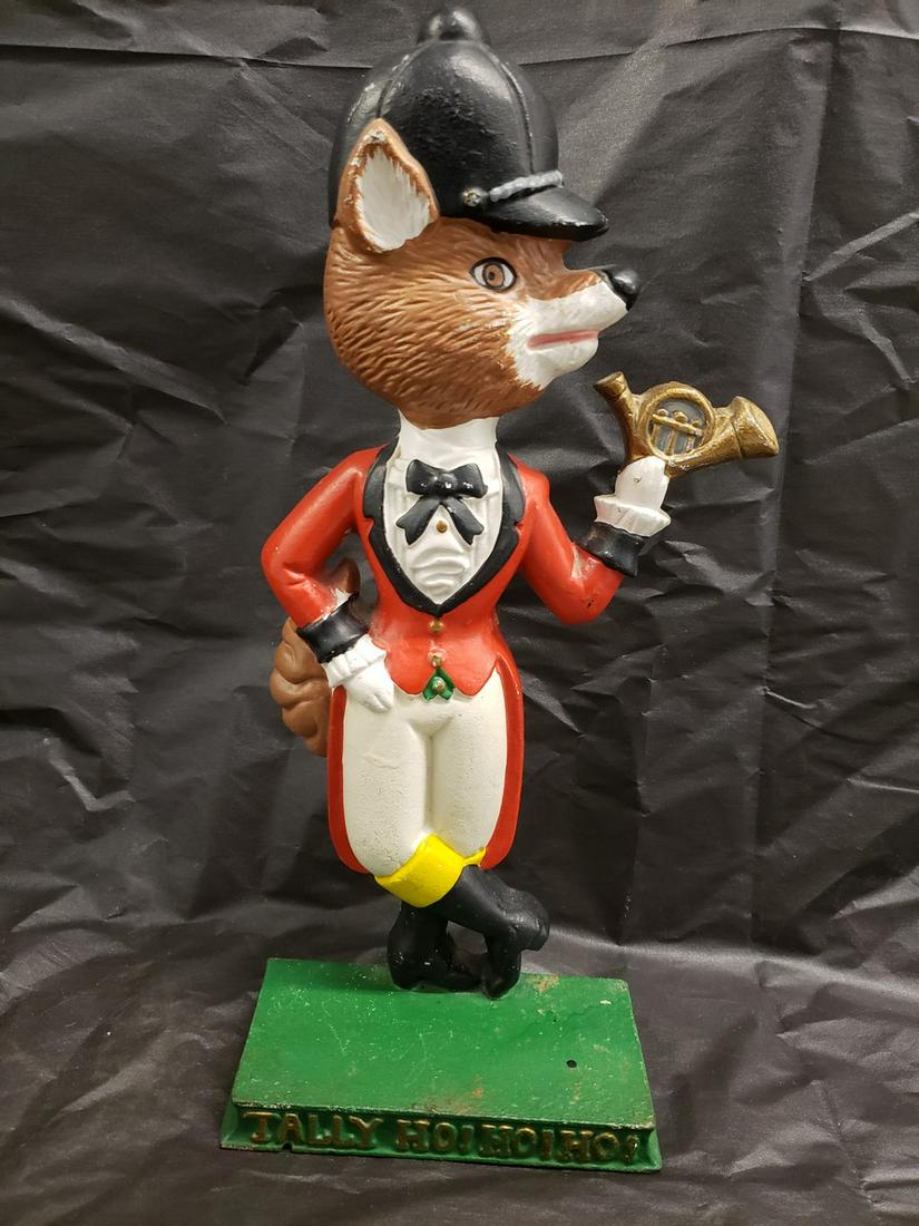 Kurt S. Adler Inc Tally Ho cast iron doorstop: Kurt S. Adler Inc Tally Ho cast iron doorstop