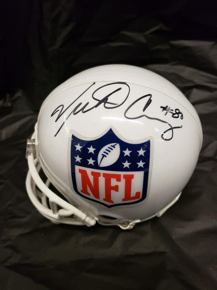 Victor Cruz New York Giants signed mini helmet - no coa (1 of 1)