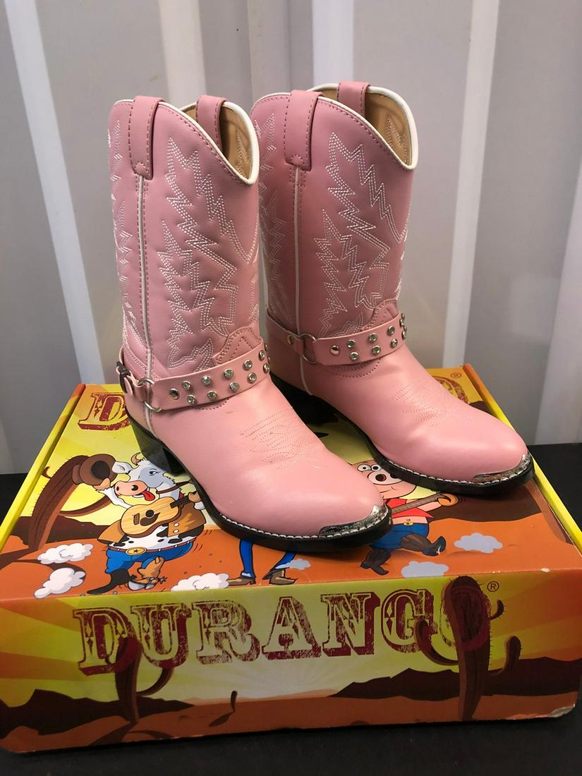 Durango Girls Size 4D cowgirl Boot, Pink BT6698: Durango Girls Size 4D cowgirl Boot, Pink BT6698