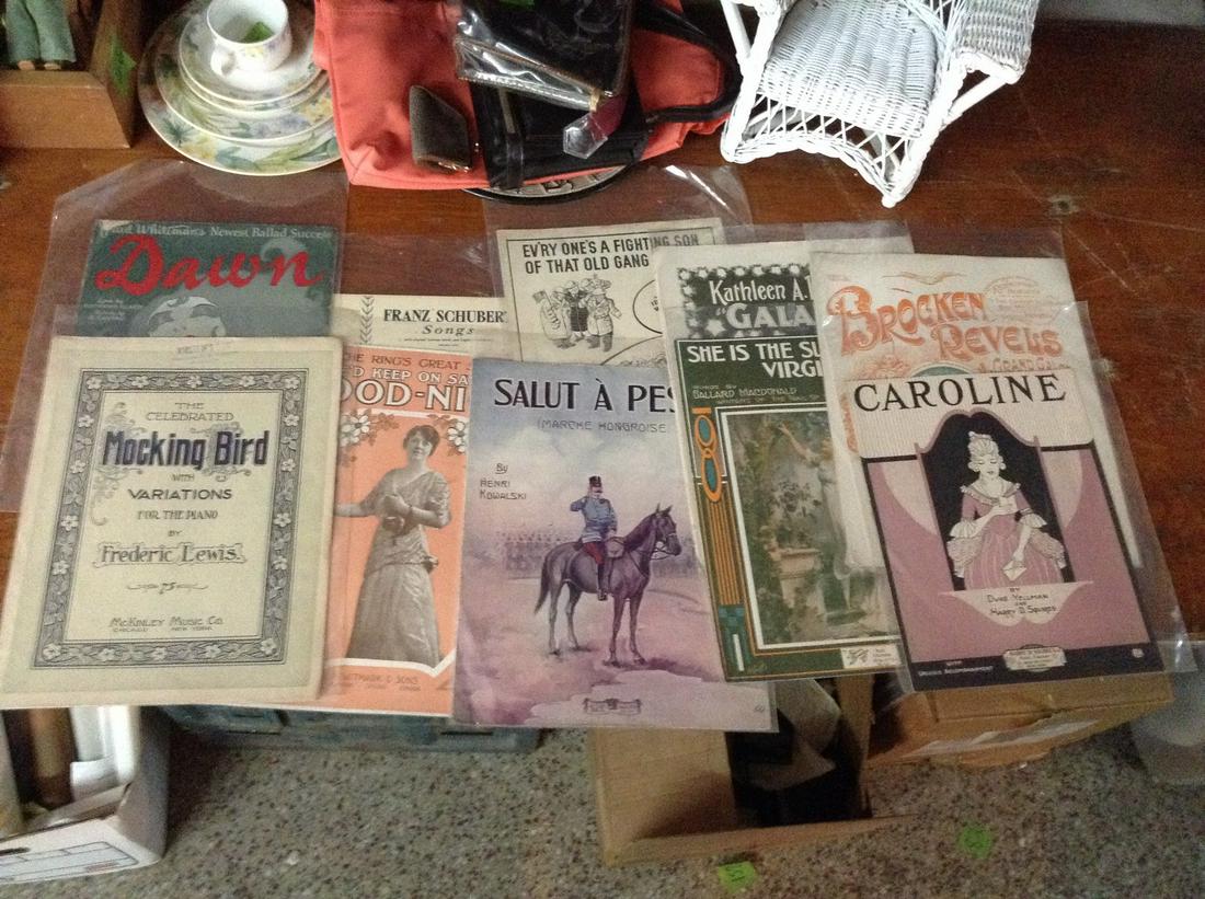 Lot of Vintage Sheet Music: Lot of Vintage Sheet Music