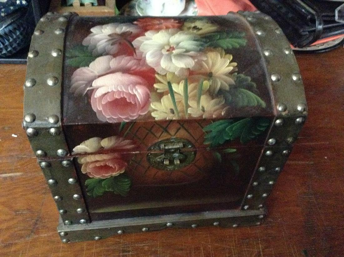 Hand-Painted Chest: Hand-Painted Chest