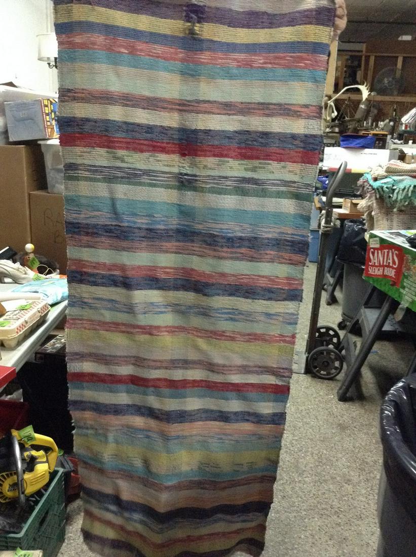 Rag Rug: 26 x 67