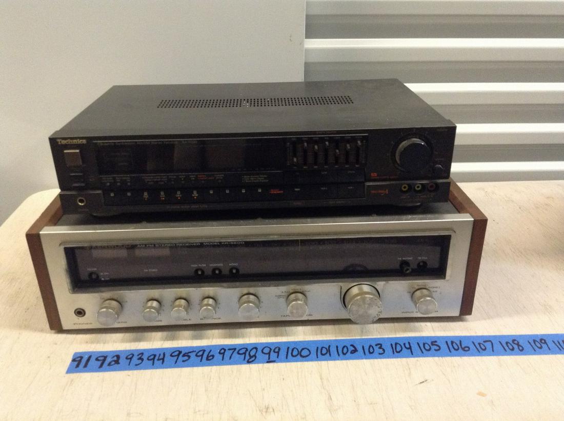 Kenwood and Technics stereo system (1 of 1)