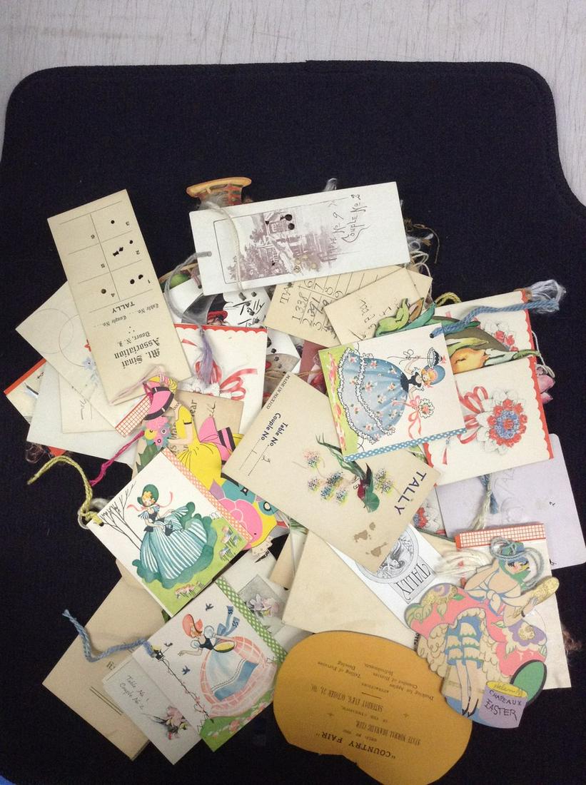 Lot of Early Dance Cards (1 of 1)