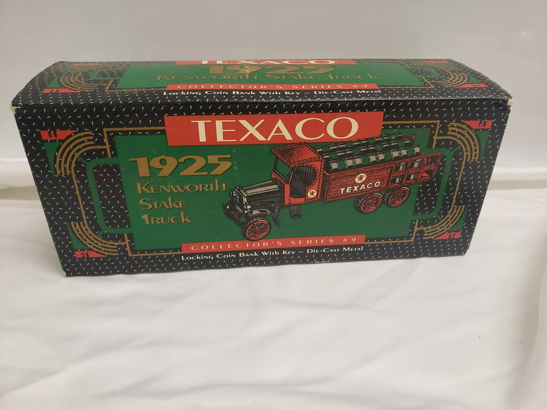 1925 Kenworth Stake Truck Texaco die-cast coin bank - (1 of 1)