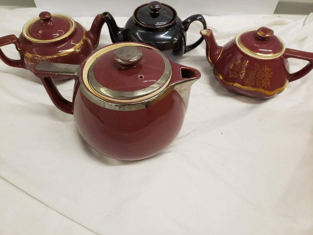 Hall and Sadler tea pots: Hall and Sadler tea pots