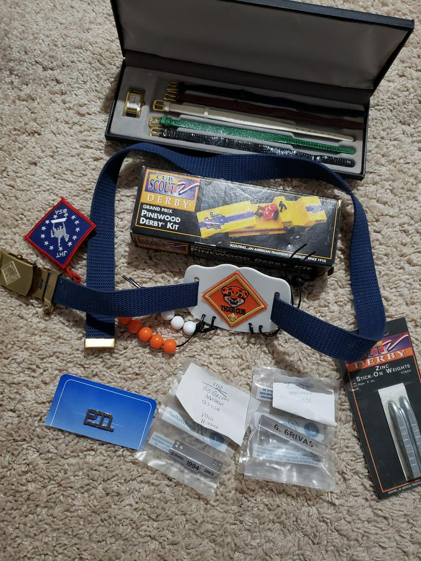 Lot of vintage boy scout items and more (1 of 1)