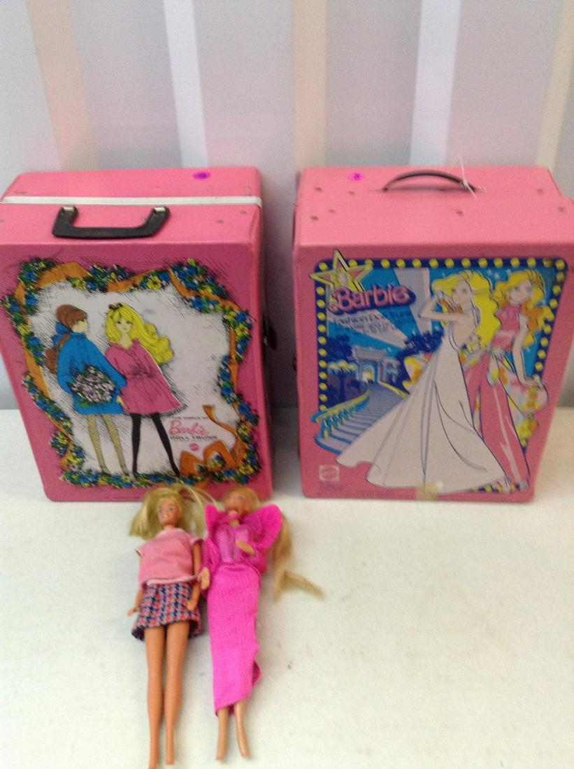 vintage barbie dolls and cases: vintage barbie dolls and cases