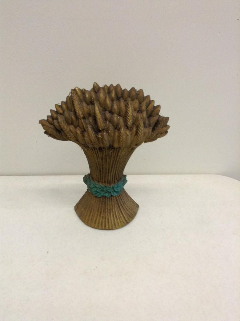 made in taiwan brass artwork: 9" tall