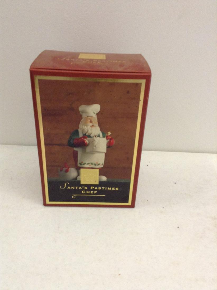 lenox santa's pastime chef figure in box (1 of 1)