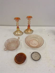 lot of depression, carnival glass items and more: lot of depression, carnival glass items and more