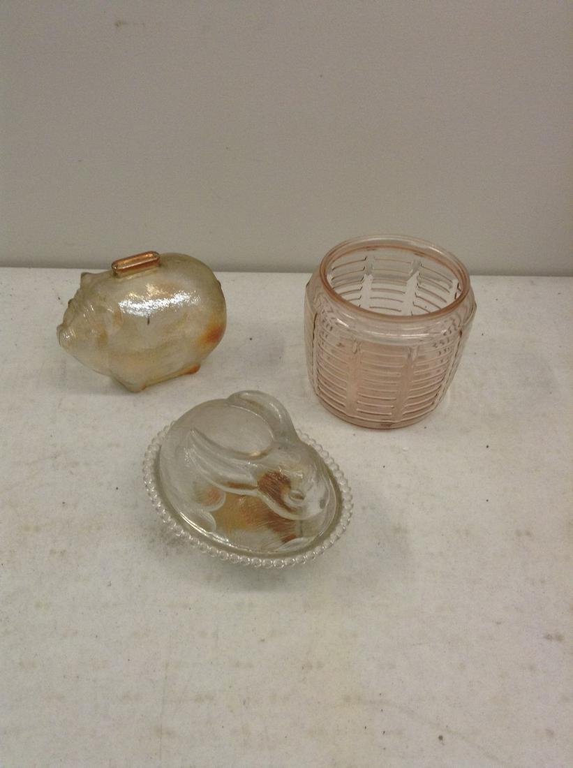 rabbit candy dish, pig bank and more: rabbit candy dish, pig bank and more