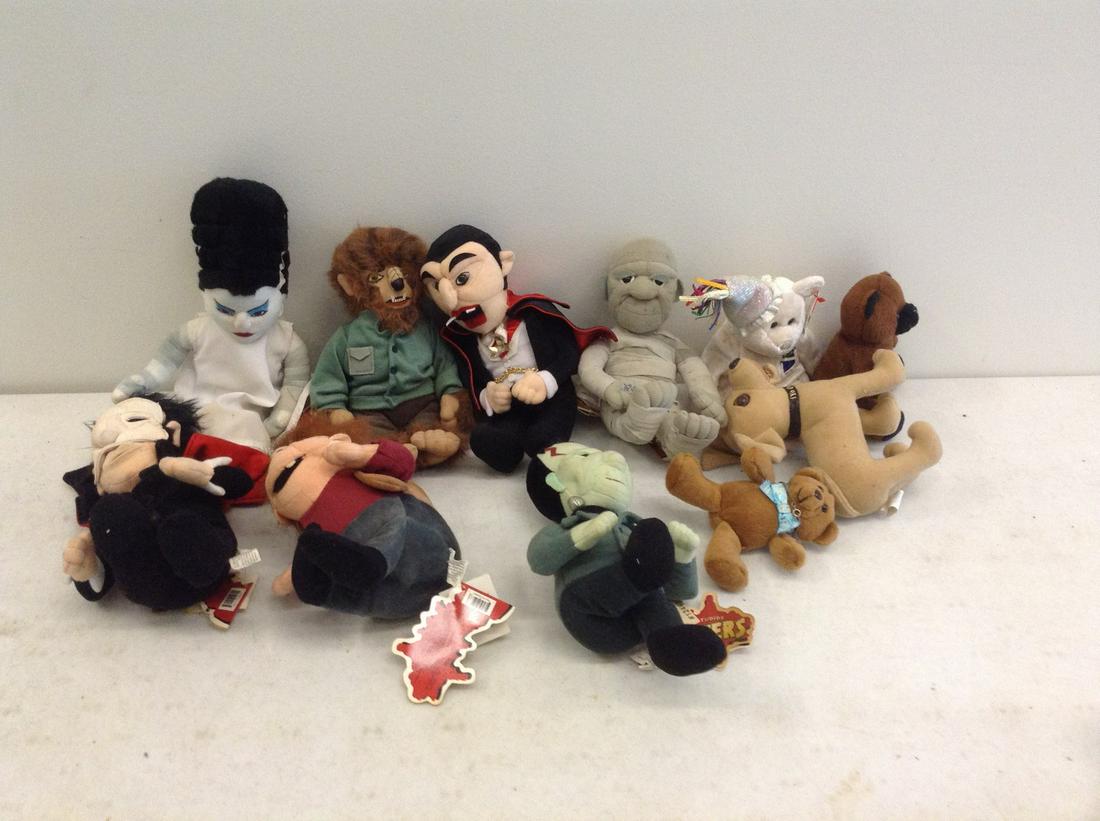 lot of various beanie babies and more: lot of various beanie babies and more