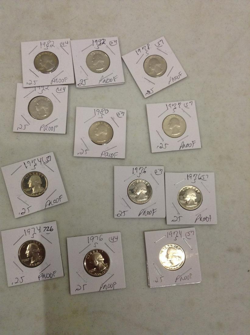 70s-80s proof quarters: 70s-80s proof quarters