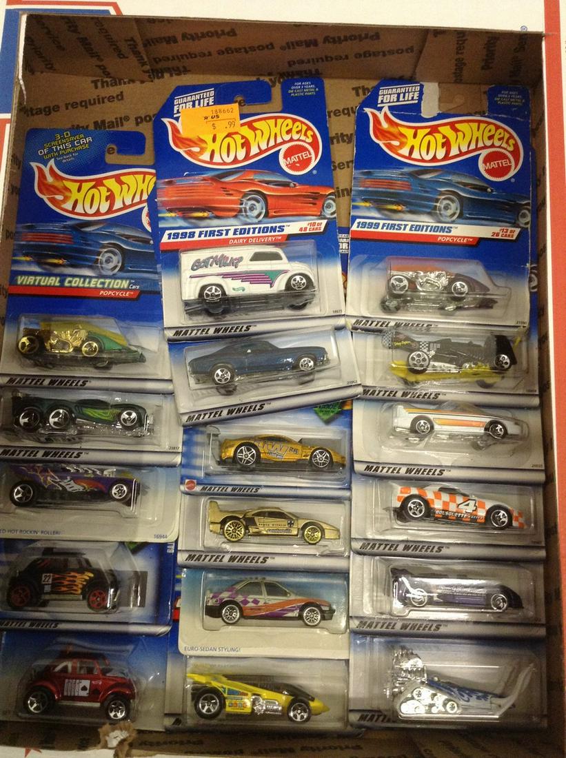 lot of first edition hot wheels new in the package (1 of 1)
