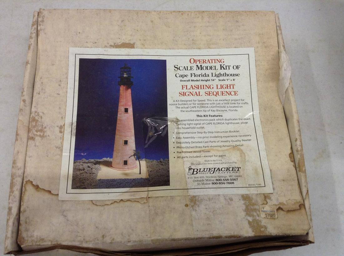 operating scale model kit of cape florida lighthouse: operating scale model kit of cape florida lighthouse never built